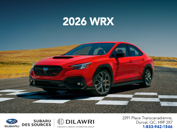 Get the 2026 WRX today!