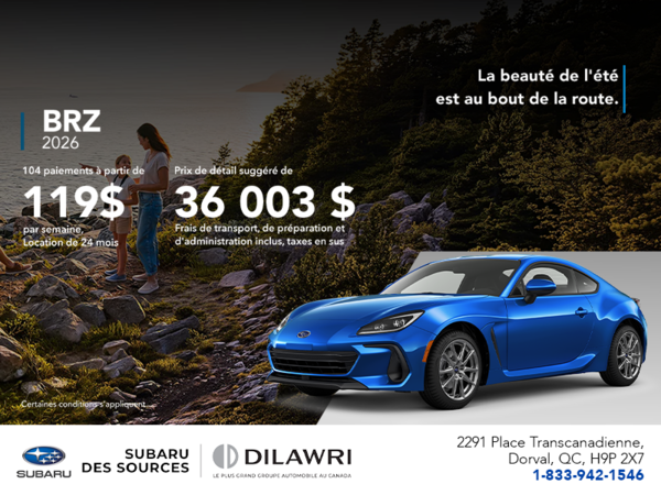 Procurez-vous la BRZ 2026!