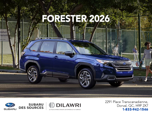 Procurez-vous le Forester 2026!