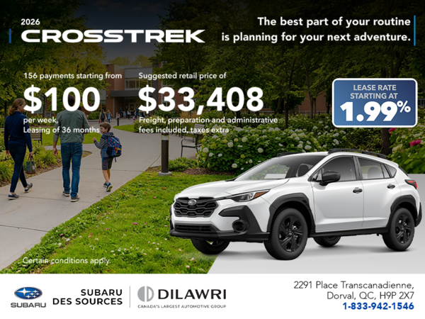 2026 Subaru Crosstrek