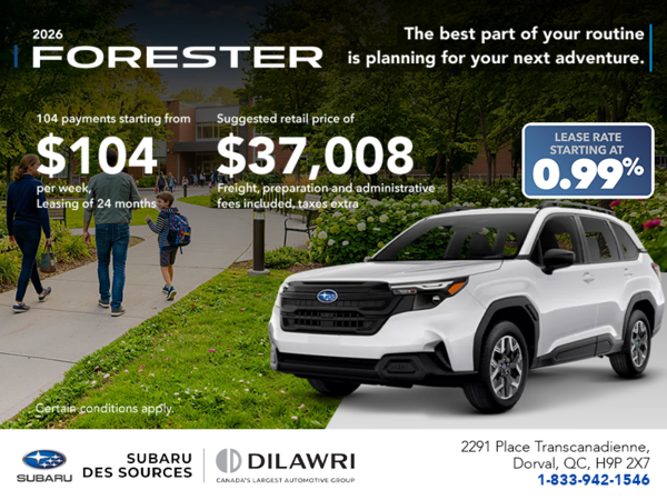 2026 Subaru Forester