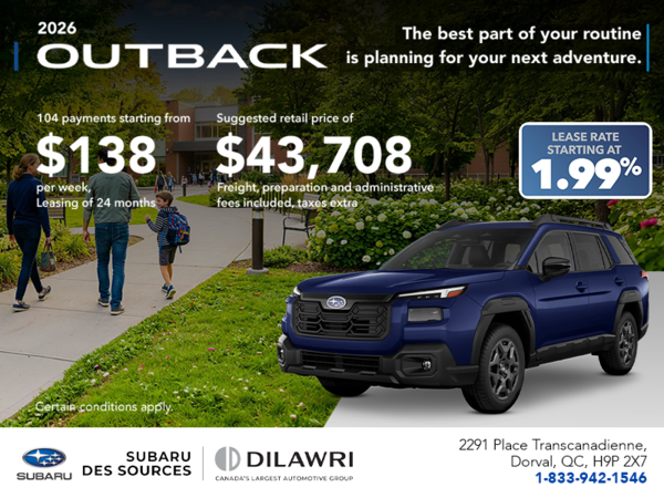 2026 Subaru Outback
