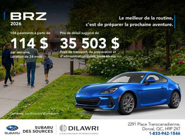 Subaru BRZ 2026