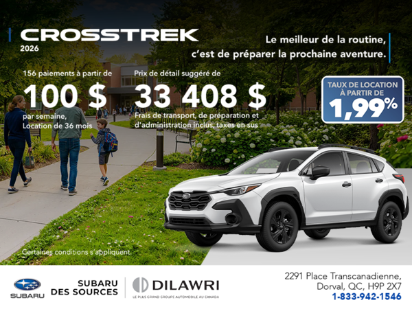 Subaru Crosstrek 2026