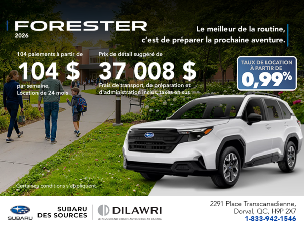 Subaru Forester 2026
