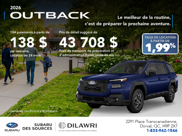 Subaru Outback 2026