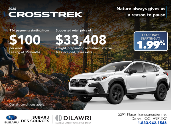 2026 Subaru Crosstrek