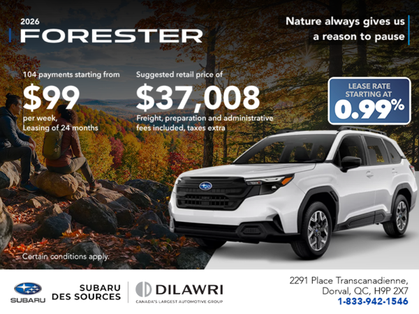 2026 Subaru Forester