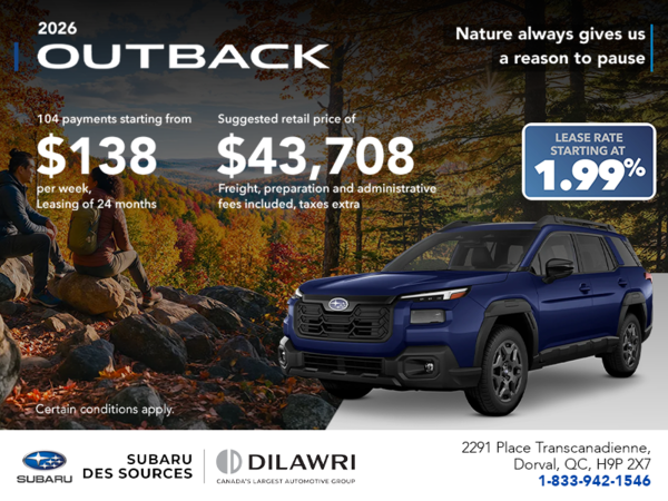 2026 Subaru Outback
