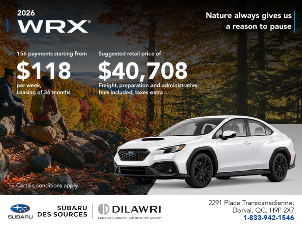 2026 Subaru WRX