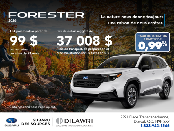 Subaru Forester 2026