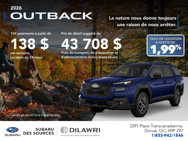 Subaru Outback 2026
