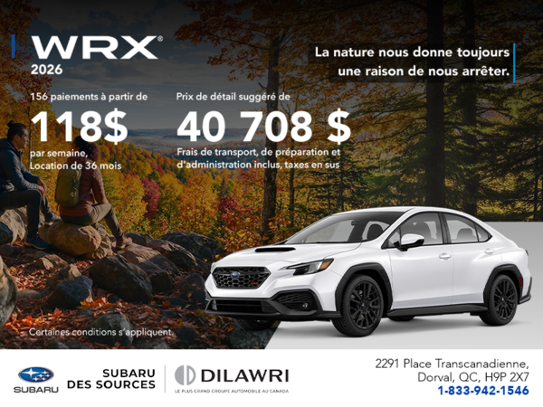 Subaru WRX 2026