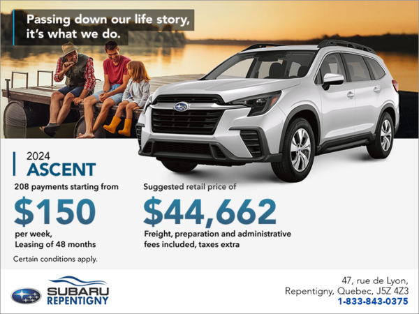 Get the 2024 Ascent today!