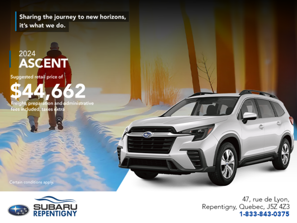 Get the 2024 Ascent today!