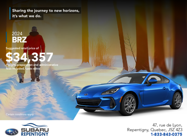 Get the 2024 BRZ today!