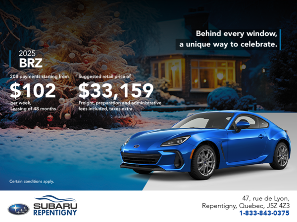 Get the 2025 BRZ today!