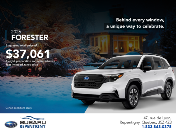 Get the 2026 Forester!