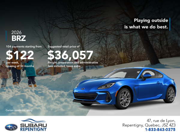 Get the 2026 BRZ today!