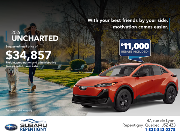 Get the 2026 Uncharted today!