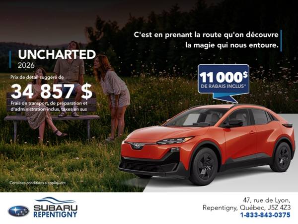 Procurez-vous le Uncharted 2026!