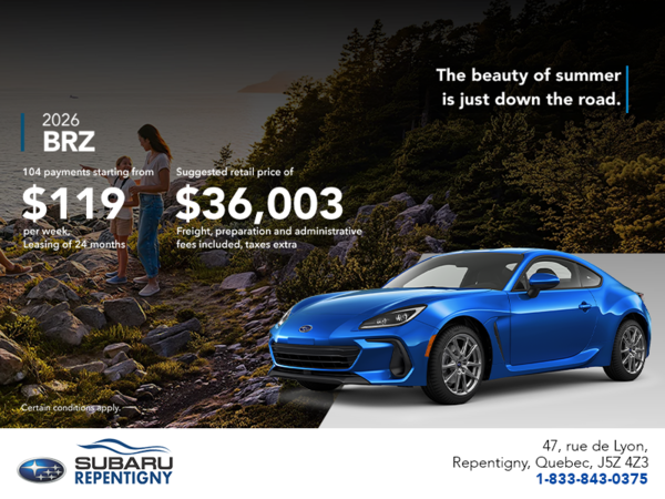 Get the 2026 BRZ today!