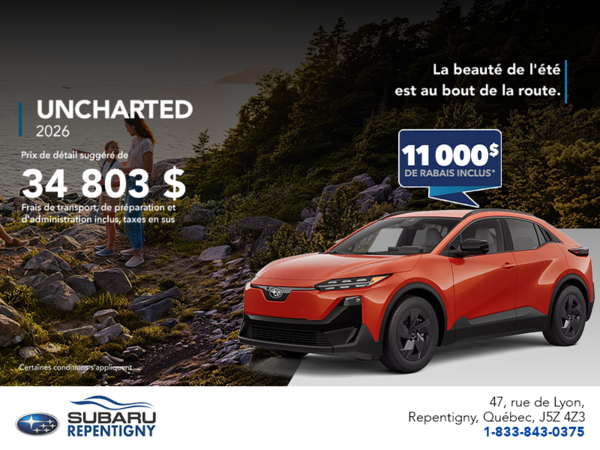 Procurez-vous le Uncharted 2026!
