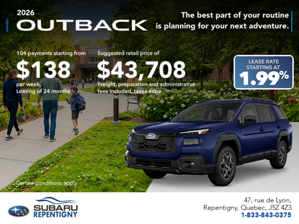 2026 Subaru Outback