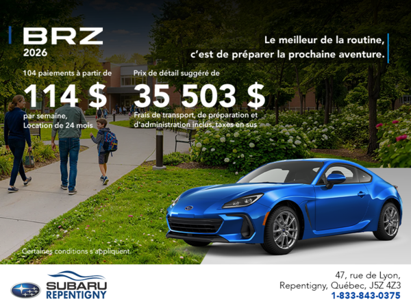 Subaru BRZ 2026