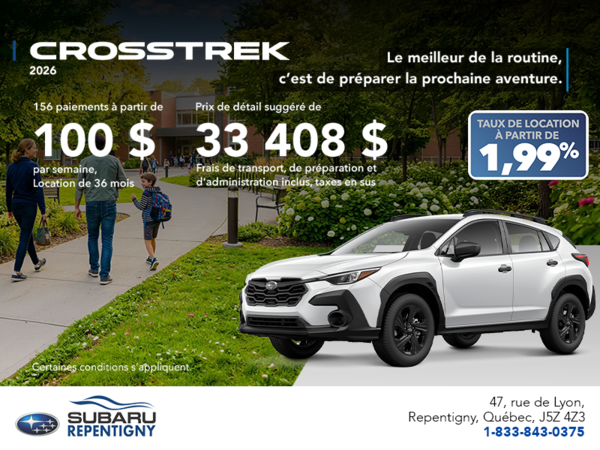 Subaru Crosstrek 2026