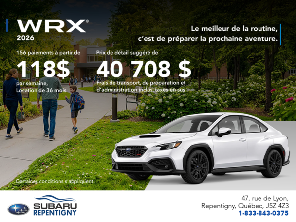 Subaru WRX 2026