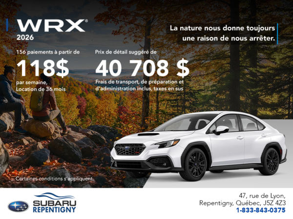 Subaru WRX 2026