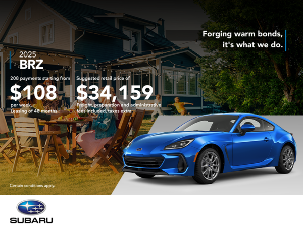 Get the 2025 BRZ today!
