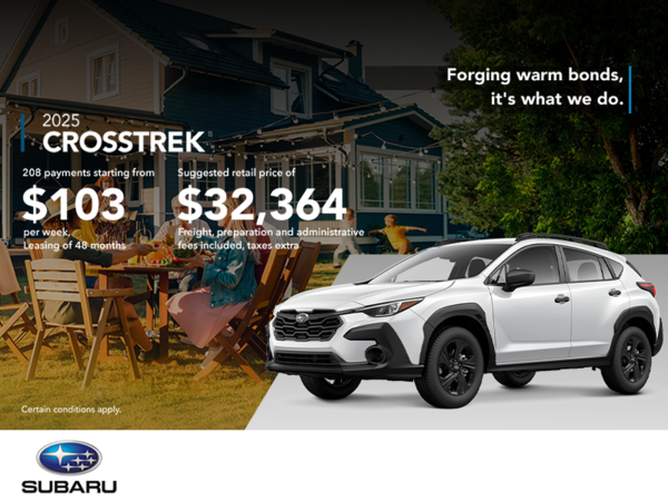 Get the 2025 Crosstrek today!