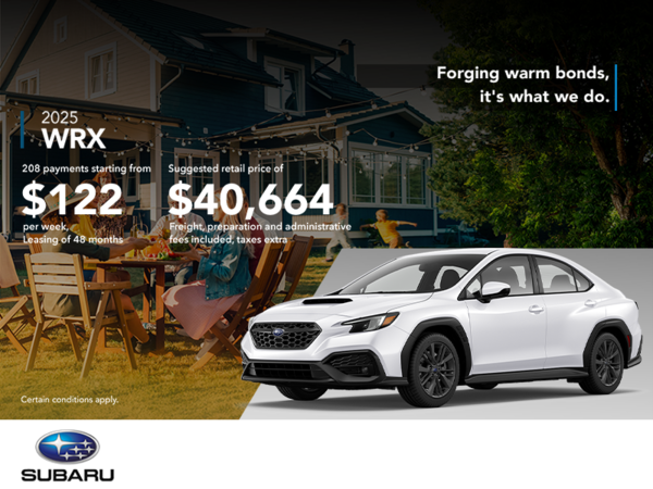 Get the 2025 WRX today!