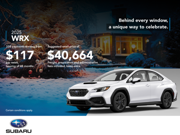 Get the 2025 WRX today!