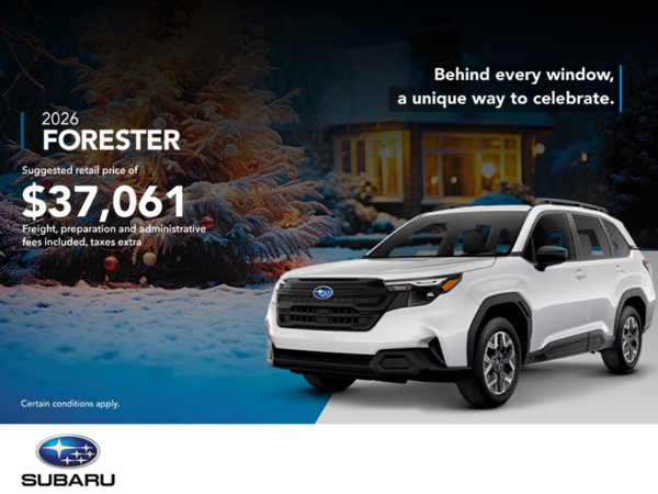 Get the 2026 Forester!