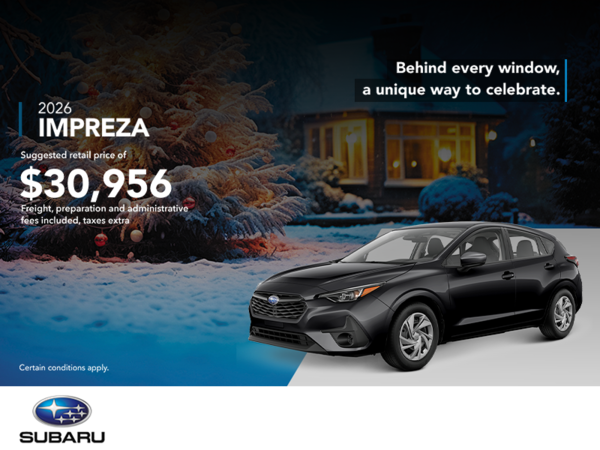 Get the 2026 Impreza!