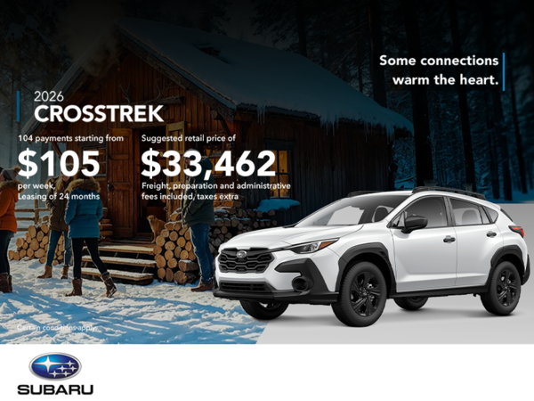 Get the 2026 Crosstrek today!