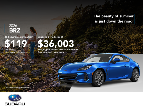 Get the 2026 BRZ today!
