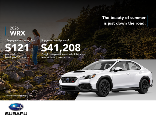 Get the 2026 WRX today!