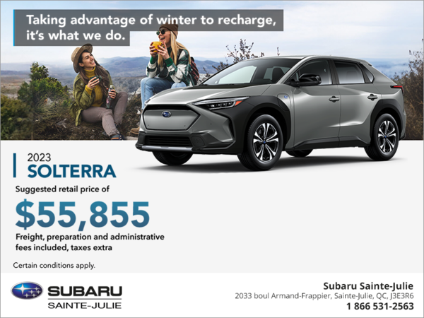 Get the 2023 Solterra today!