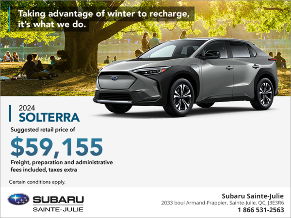 Get the 2024 Solterra today!