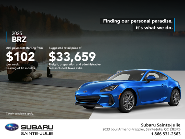 Get the 2025 BRZ today!