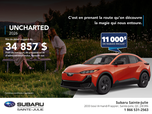 Procurez-vous le Uncharted 2026!