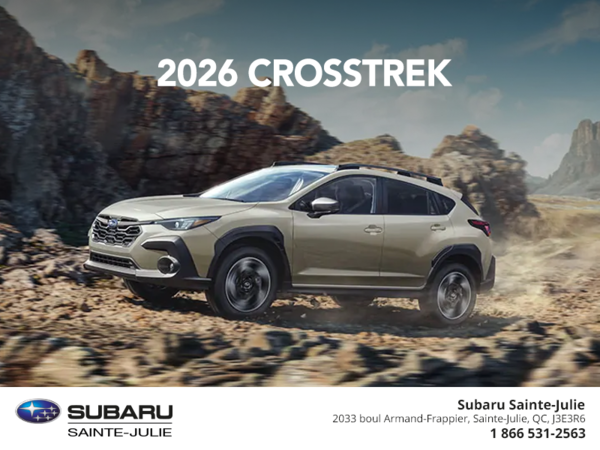 Get the 2026 Crosstrek today!