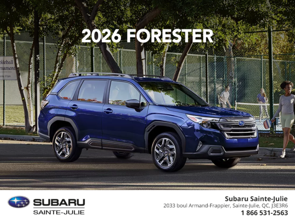 Get the 2026 Forester!
