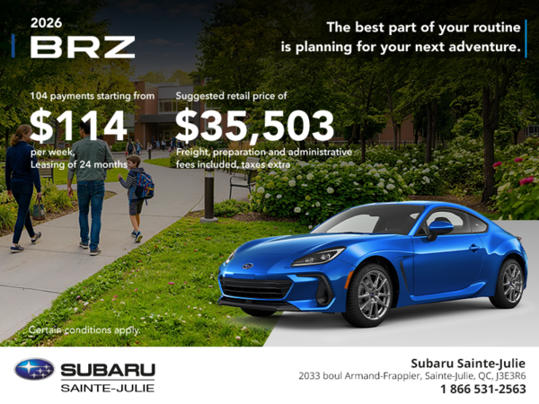 2026 Subaru BRZ