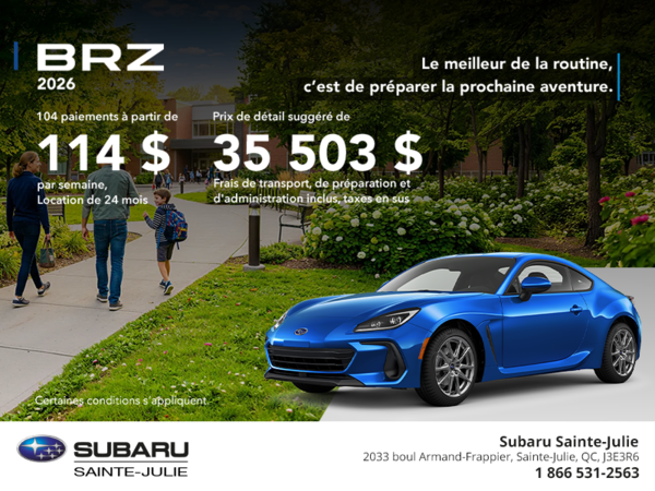 Subaru BRZ 2026
