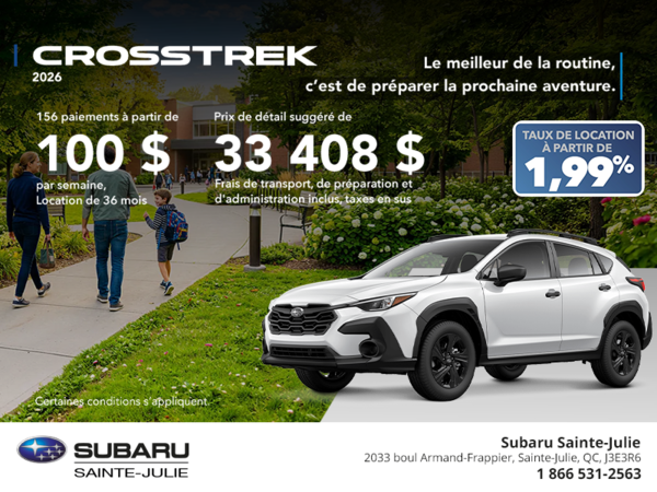 Subaru Crosstrek 2026